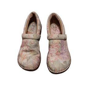 boc Born Concepts Pink, Purple, Multicolored Floral Clog Mules Size 6